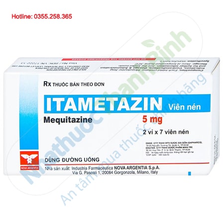 Thuốc Itametazin 5mg hộp 14 viên điều trị dị ứng