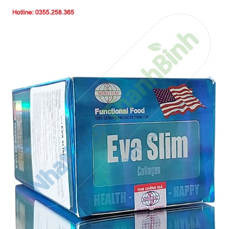 Viên uống giảm cân nhanh Eva Slim Collagen nhập khẩu Mỹ
