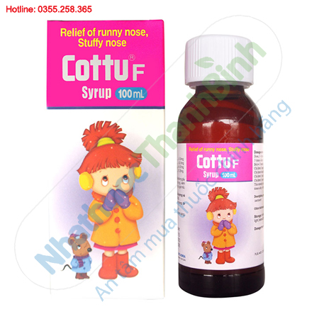 Thuốc Cottu F điều trị viêm mũi dị ứng ở trẻ em