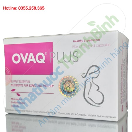 OvaQ Plus bổ trứng hỗ trợ tăng khả năng thụ thai tự nhiên