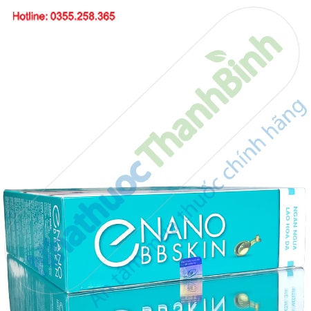 Viên dưỡng da E Nano BB Skin ngăn ngừa lão hóa, làm mờ vết thâm nám