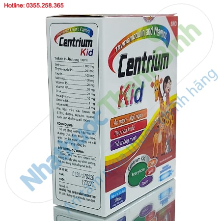 Centrium Kid - Siro giúp trẻ ăn ngủ ngon, tiêu hóa khỏe, thông minh