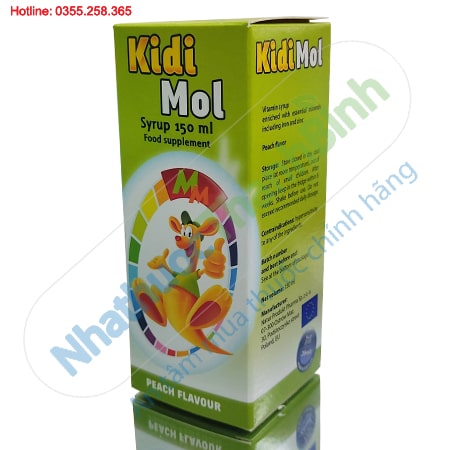 Kidi Mol 150ml Bổ sung Vtamin và khoáng chất cho trẻ nhỏ