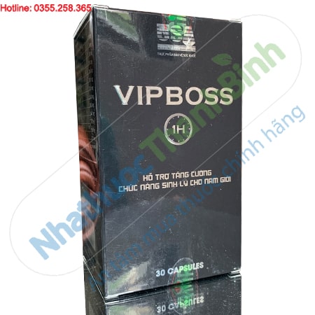 Vipboss 1H hỗ trợ tăng cường chức năng sinh lý cho nam giới