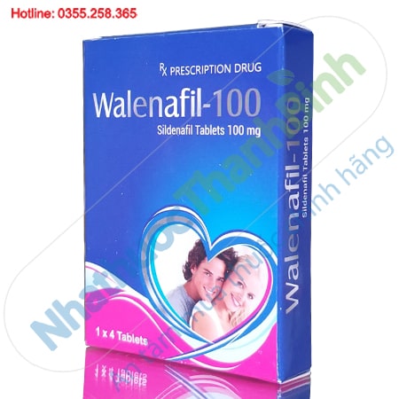 Thuốc Walenafil 100mg điều trị rối loạn cương dương ở nam giới