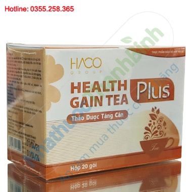 Health Gain Tea Plus trà thảo dược tăng cân Hoàng Anh