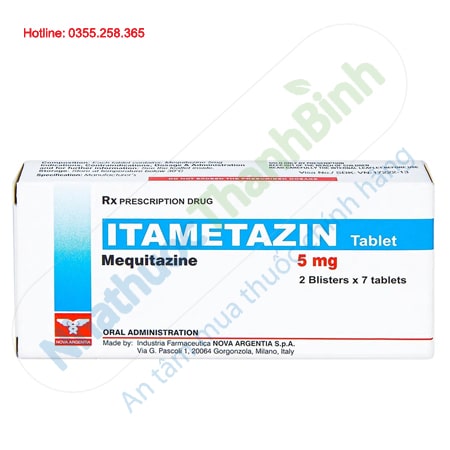 Thuốc Itametazin 5mg hộp 14 viên điều trị dị ứng