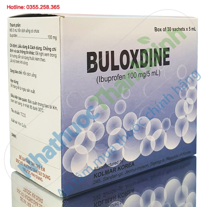 Buloxdine - Ibuprofen 100mg/5ml