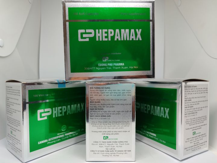 CP Hepamax dùng cho người chức năng gan kém mẩn ngứa mề đay