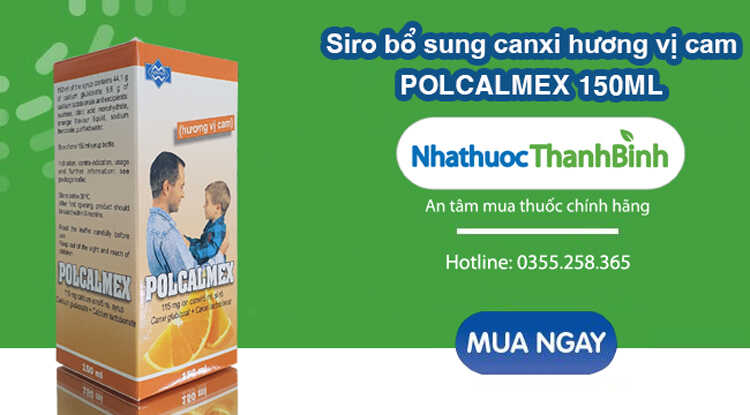 Mua Polcalmex chính hãng tại Nhà thuốc Thanh Bình