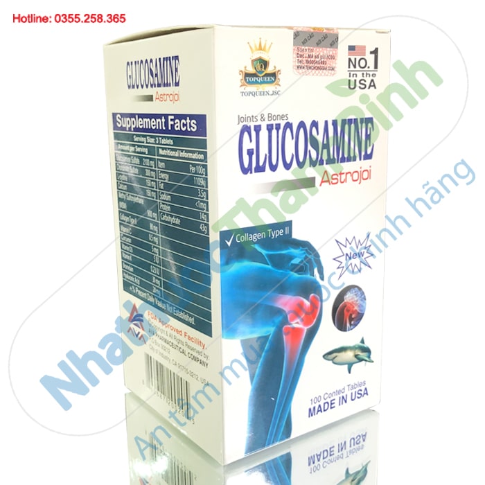 Viên uống bổ khớp Glucosamine Astrojoi 60 viên