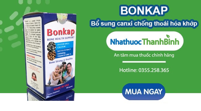 Mua TPCN Bonkap chính hãng tại Nhà thuốc Thanh Bình