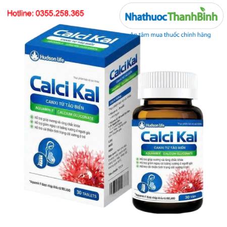 Calci Kal – Viên Uống Bổ Sung Canxi, Vitamin D3 & K2 MK7 Giúp Xương Chắc Khỏe Cho Trẻ Em Và Người Lớn