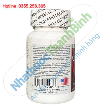 Calcitrat – Bổ sung Canxi Citrate, Vitamin D3 và vi chất hỗ trợ xương răng chắc khỏe cho phụ nữ mang thai, người lớn tuổi