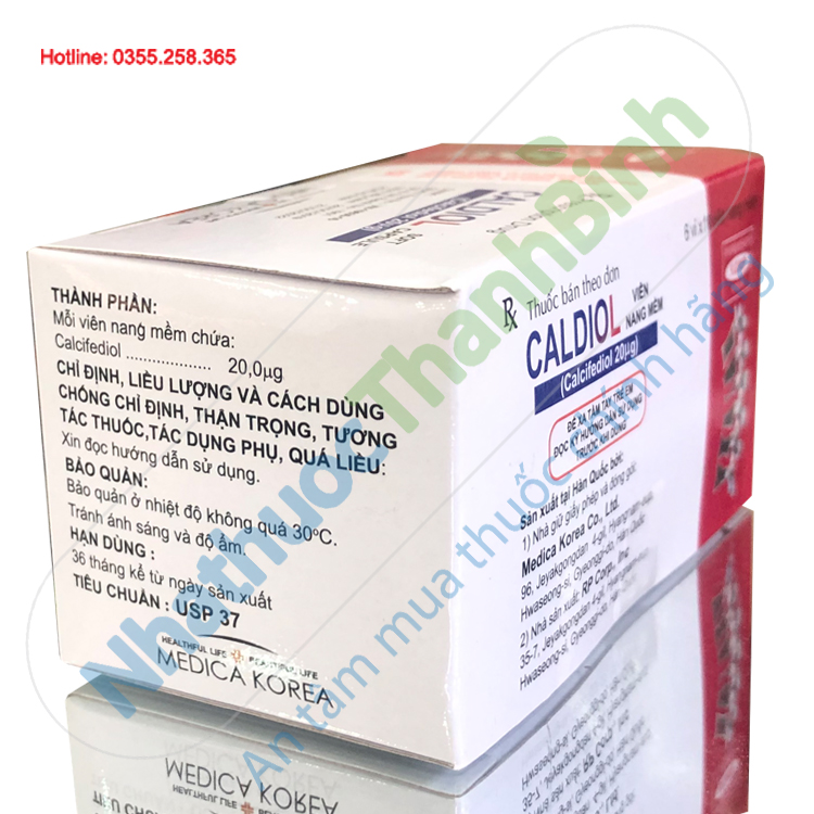 Thuốc Caldiol phòng và điều trị bệnh còi xương