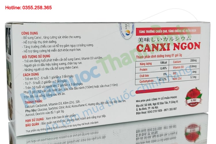 Bột Canxi Ngon Fine Japan hộp 30 gói bổ sung canxi cho cơ thể