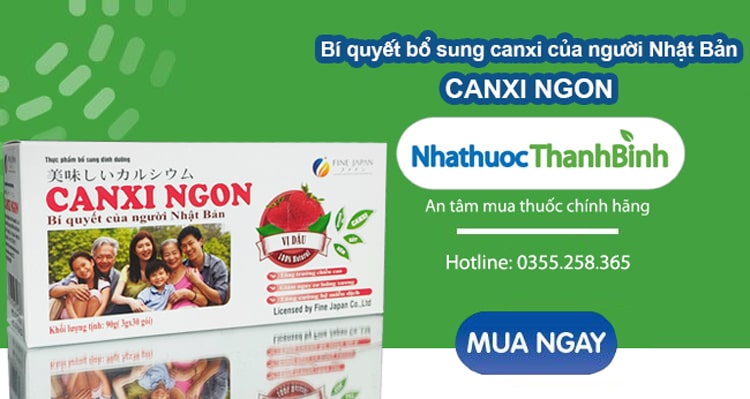Mua Bột Canxi Ngon Fine Japan chính hãng tại Nhà thuốc Thanh Bình