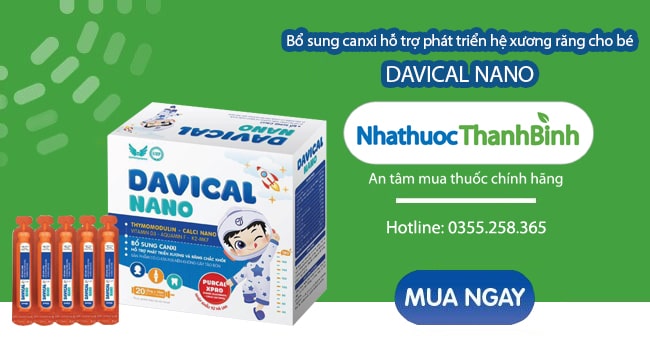 Mua Davical Nano chính hãng tại Nhà thuốc Thanh Bình
