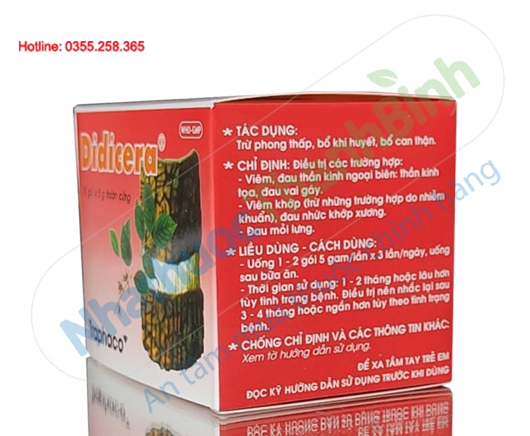 Thuốc Didicera Traphaco 10 gói