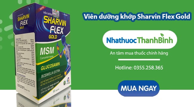 Mua Viên dưỡng khớp Shavin Flex Gold chính hãng tại Nhà thuốc Thanh Bình