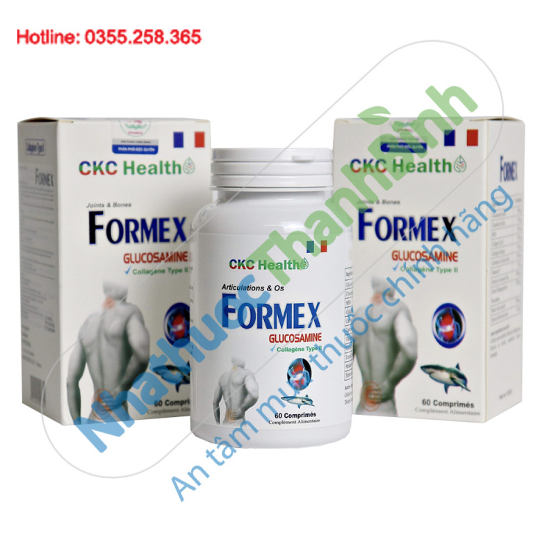 Formex Glucosamine Viên bổ xương khớp từ Pháp