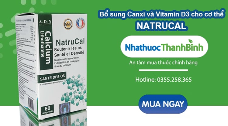 Mua NuatruCal chính hãng tại Nhà thuốc Thanh Bình
