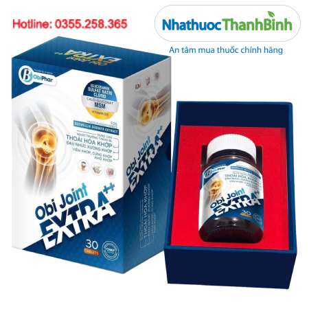 Obi Joint Extra ++ Hỗ trợ bổ sung dưỡng chất, giúp khớp vận động linh hoạt