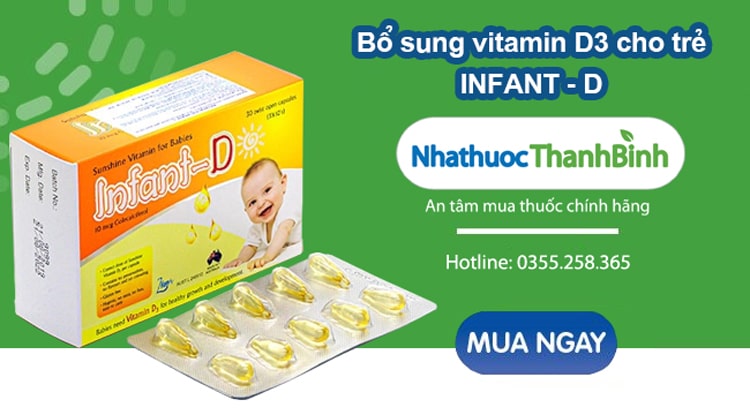 Mua Infant-D nhập khẩu Úc chính hãng tại Nhà thuốc Thanh Bình