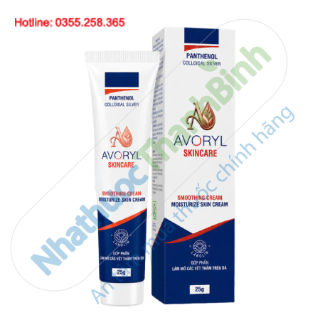 Avoryl Skincare Kem dưỡng ẩm giúp làm dịu da, phục hồi độ mềm mại và hỗ trợ mờ thâm hiệu quả