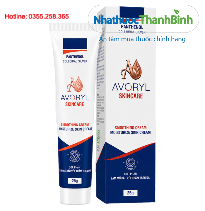 Avoryl Skincare dùng cho người có làn da khô thiếu ẩm, người có vết thâm nhẹ trên da