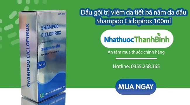 Mua dầu gội Shampoo Ciclopirox chính hãng tại Nhà thuốc Thanh Bình