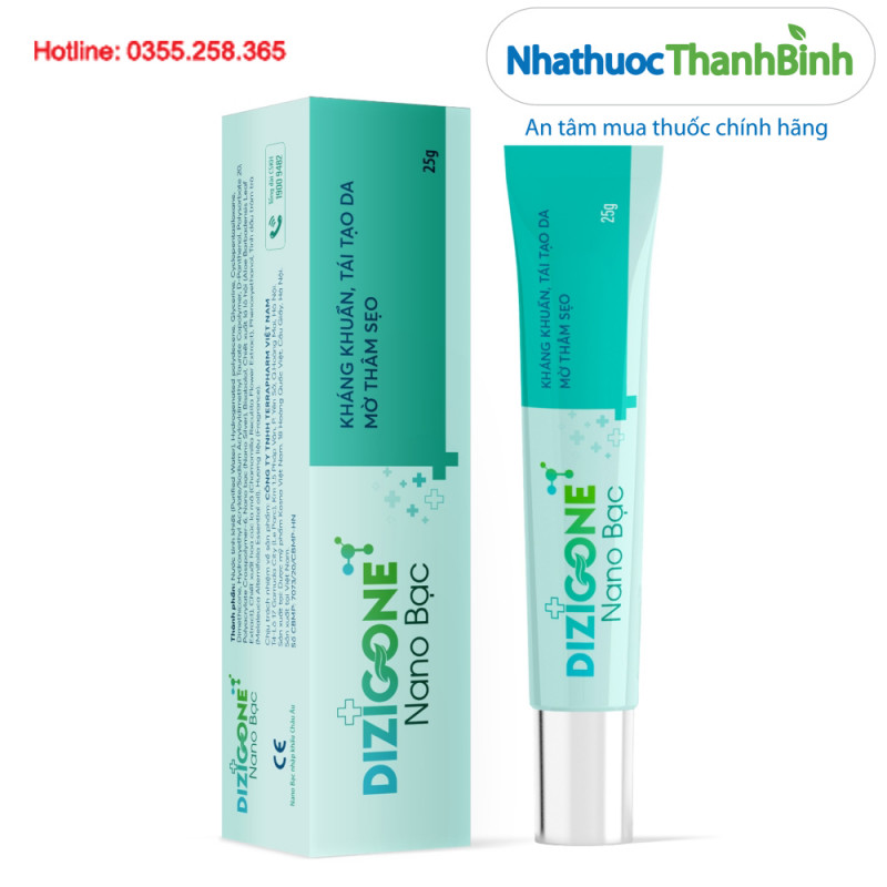 Kem Dizigone giúp làm dịu nhanh các vết trầy xước, mẩn ngứa, hăm tã hay vết thương hở nhẹ