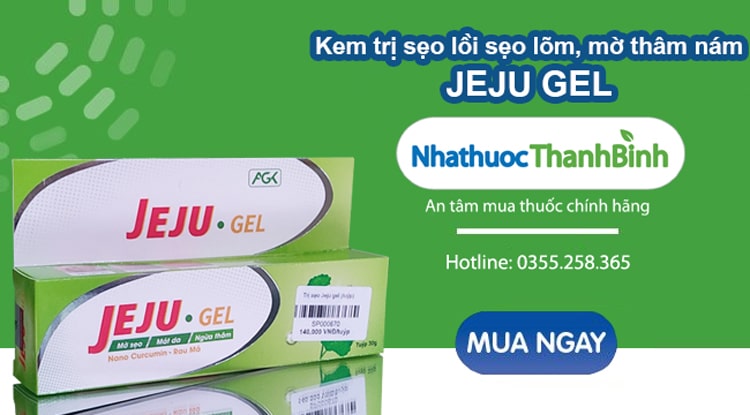 Mua Jeju Gel chính hãng tại Nhà thuốc Thanh Bình