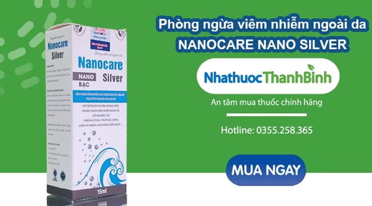 Mua Nanocare Nano Silver 15ml chính hãng tại Nhà thuốc Thanh Bình