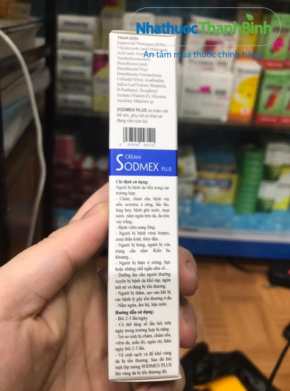 Nhà thuốc Thanh Bình bán kem bôi Sodmex Plus chính hãng với giá tốt nhất