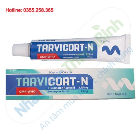 Tarvicort-N thuốc bôi điều trị các bệnh nhiễm khuẩn ngoài da