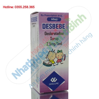 Thuốc Desbebe giảm nhanh các triệu chứng dị ứng