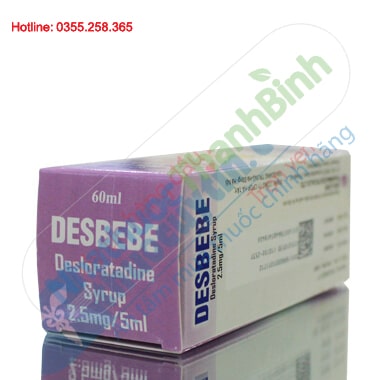 Thuốc Desbebe giảm nhanh các triệu chứng dị ứng