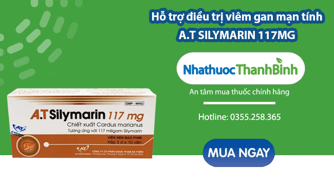 Mua Thuốc A.T Silymarin 117mg chính hãng tại Nhà thuốc Thanh Bình