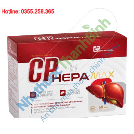 CP Hepa Max – Hỗ Trợ Thanh Nhiệt Giải Độc Gan, Bảo Vệ Tế Bào Gan Và Tăng Cường Chức Năng Gan