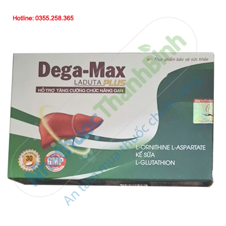 Dega-Max Laduta Plus hỗ trợ tăng cường chức năng gan