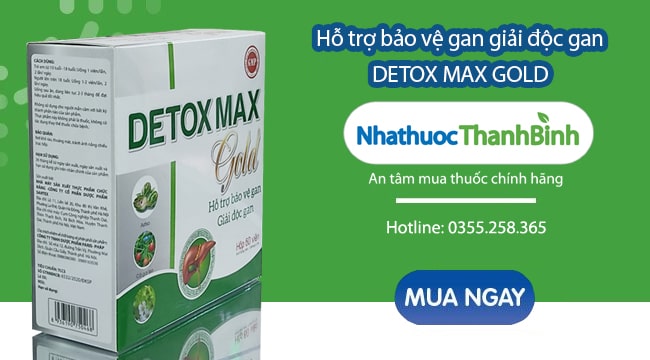 Mua viên uống Detox Max Gold chính hãng tại Nhà thuốc Thanh Bình