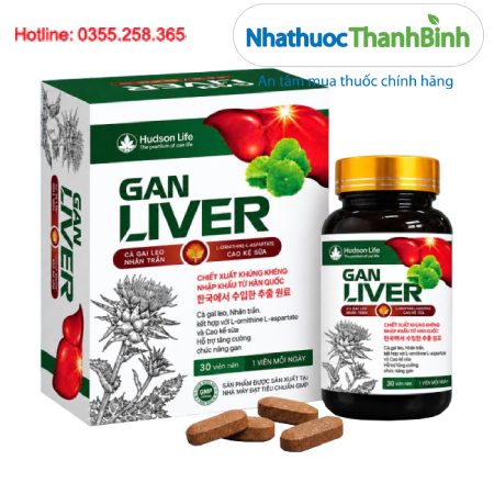 Gan Liver – Viên Uống Hỗ Trợ Thanh Nhiệt, Giải Độc Và Tăng Cường Chức Năng Gan