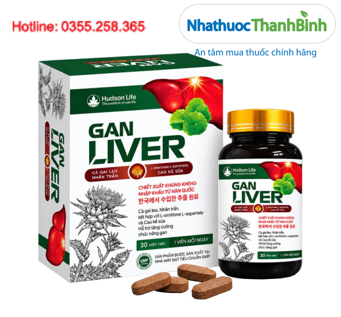 Gan Liver – viên uống hỗ trợ thanh nhiệt, mát gan và tăng cường chức năng gan