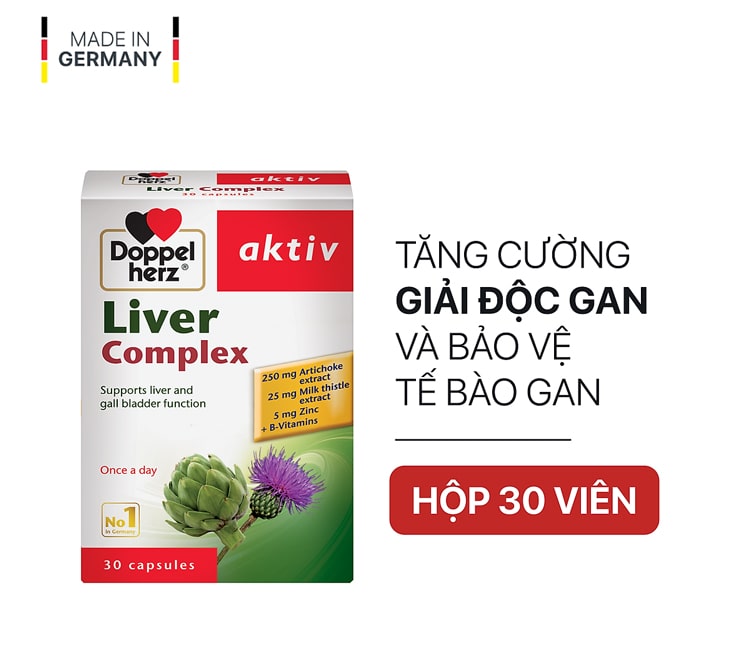 Liver Complex tăng cường thải độc và bảo vệ tế bào gan