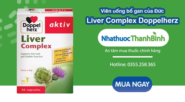 Mua thuốc bổ gan Liver Complex chính hãng tại Nhà thuốc Thanh Bình
