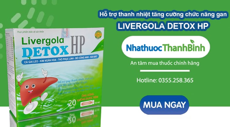 Mua Livergola Detox HP chính hãng tại Nhà thuốc Thanh Bình