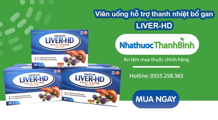 Mua bổ gan Liver - HD chính hãng tại Nhà thuốc Thanh Bình