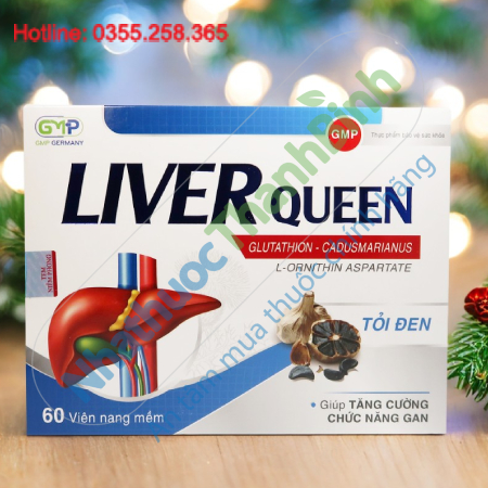 Liver Queen – Hỗ Trợ Giải Độc Gan, Bảo Vệ Gan, Giảm Nguy Cơ Tổn Thương Gan Do Rượu Bia Và Hóa Chất