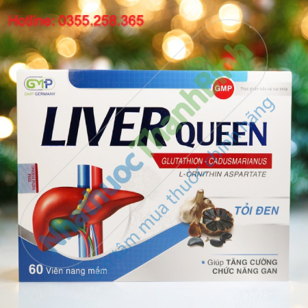 Liver Queen – Hỗ Trợ Giải Độc Gan, Bảo Vệ Gan, Giảm Nguy Cơ Tổn Thương Gan Do Rượu Bia Và Hóa Chất